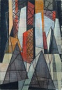 Suíte Construtiva . Acrílica e papel kozo sobre papel, 2021, 151 x 103 cm