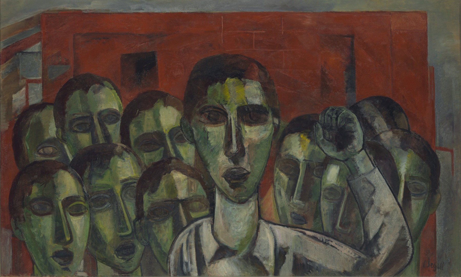 Lasar Segall. Greve, 1956