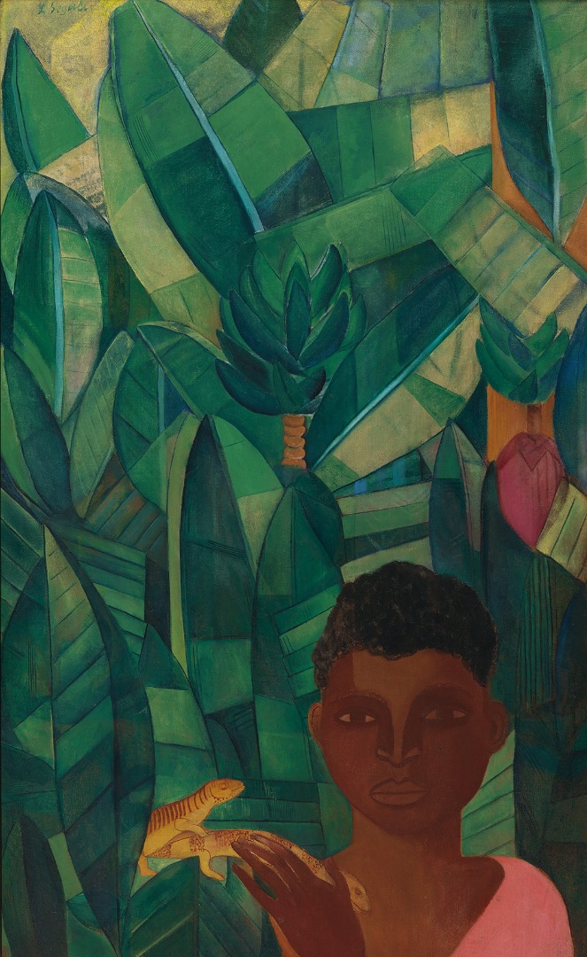 Menino com lagartixas, c.1913