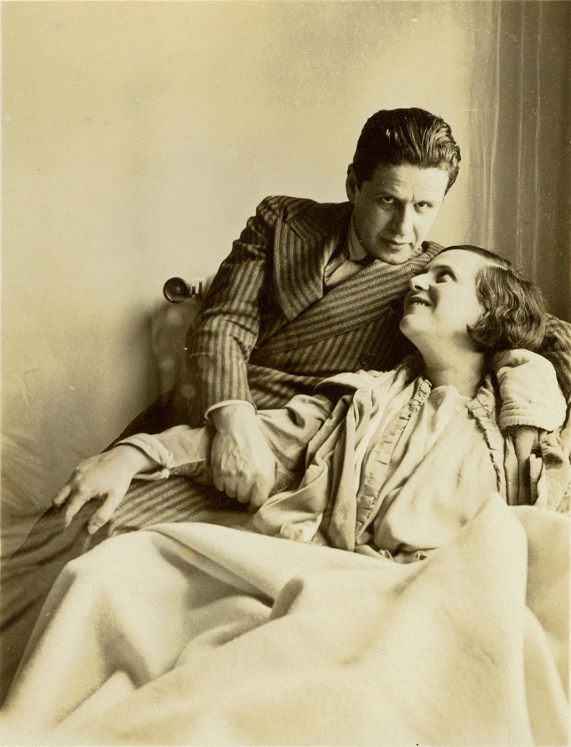Lasar Segall e Jenny, após nascimento de Oscar, 1930