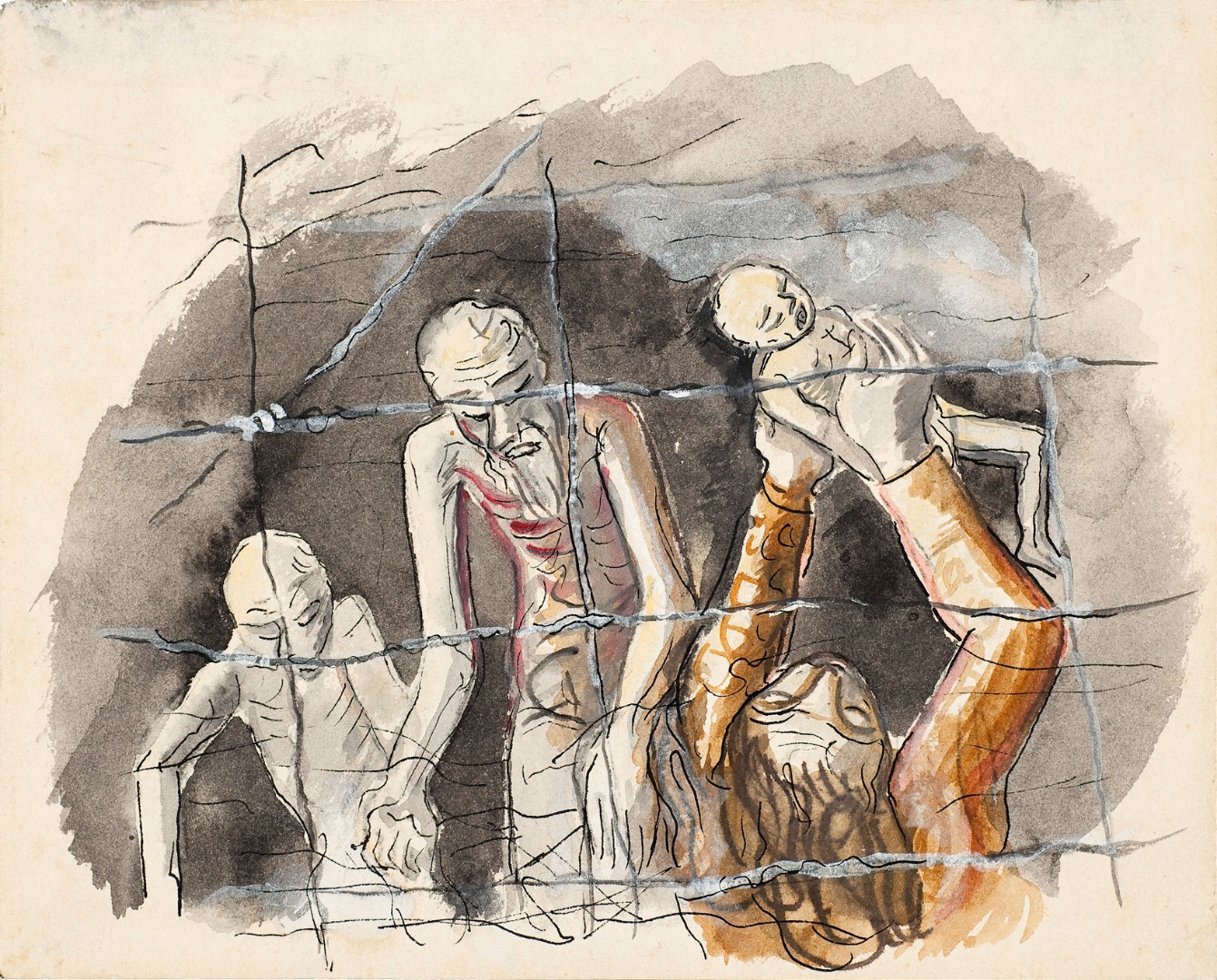 Desenho original do Caderno ''Visões de Guerra 1940-1943''