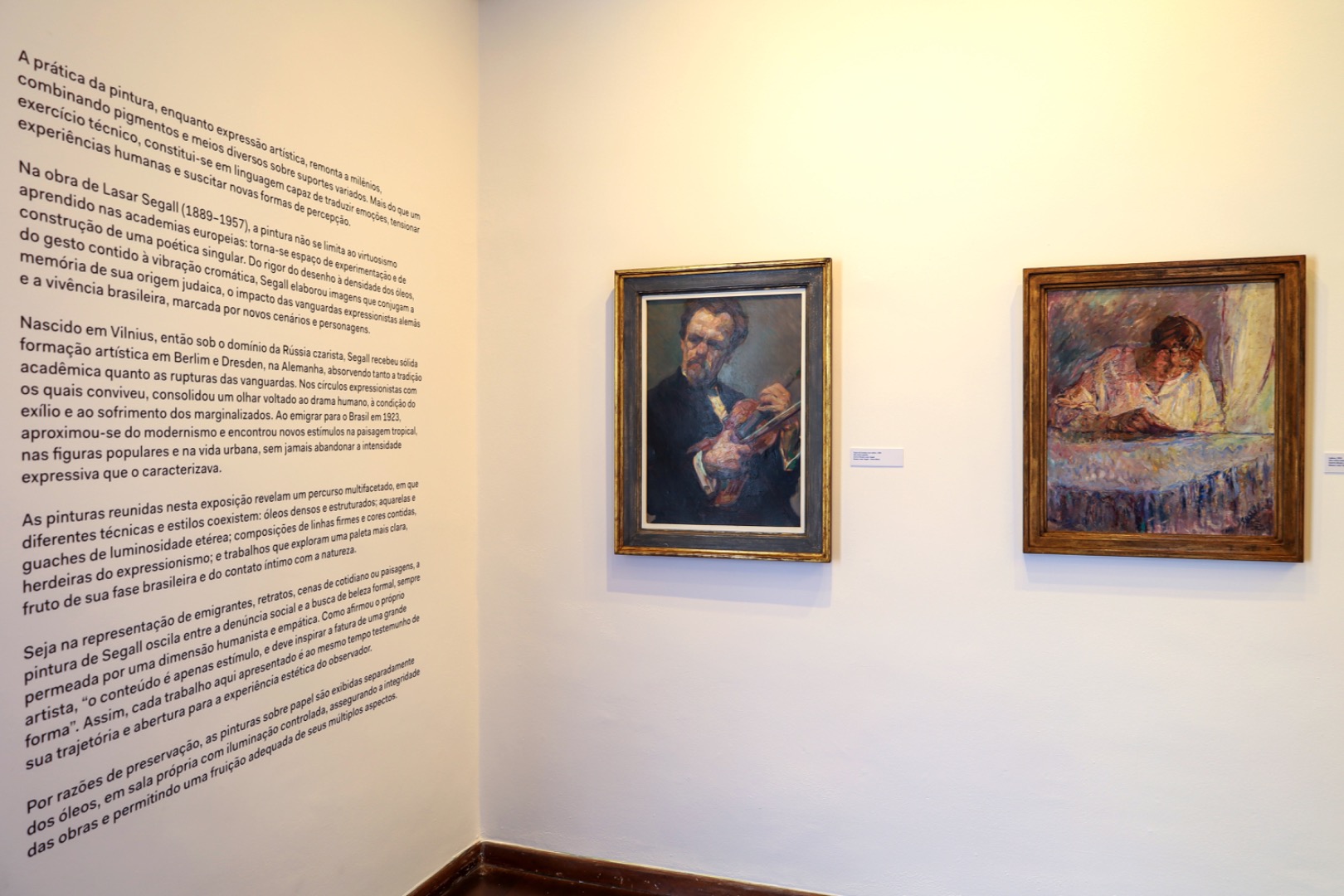 Exposição Segall Pinturas no Museu Lasar Segall - Foto de Marcelo Simonka