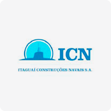Visão da Logomarca da ICN (Itaguaí Construções Navais)