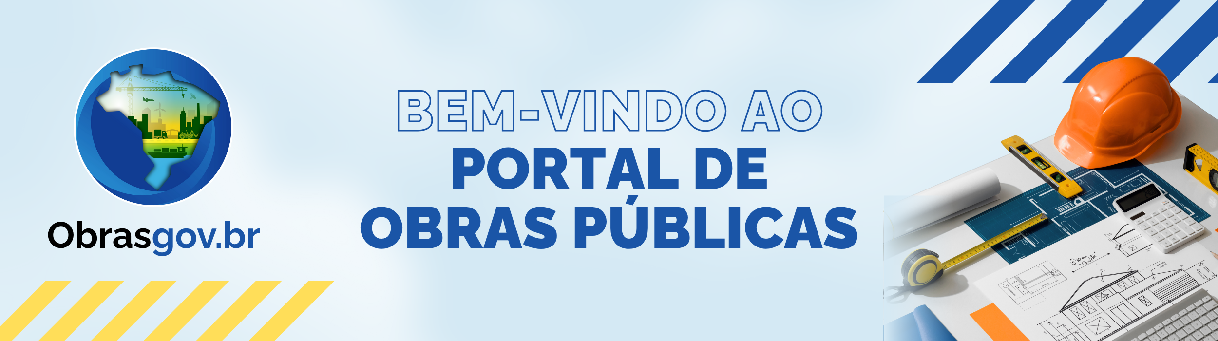 Banner - Bem-Vindo ao Portal de Obras Públicas