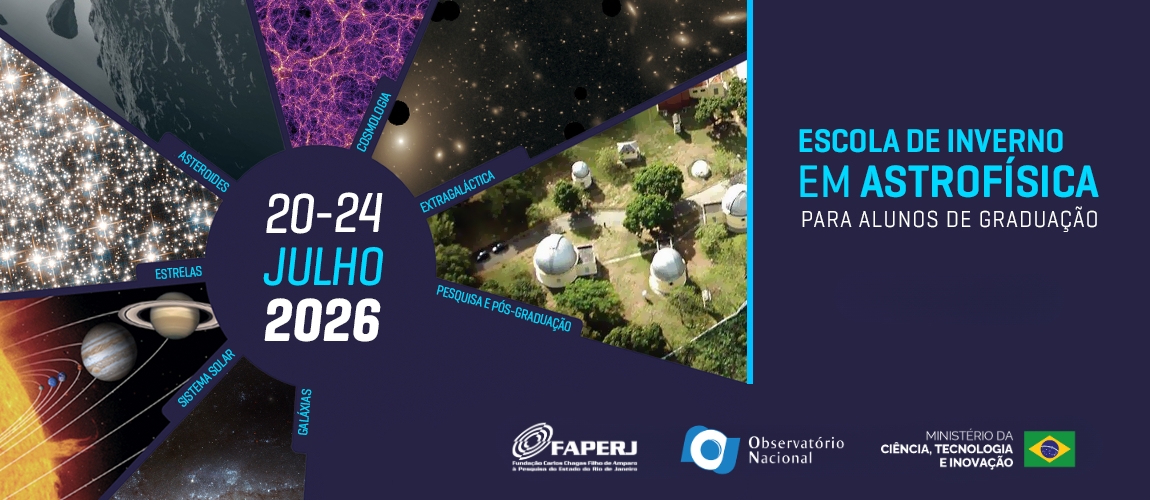 Banner da Escola de Inverno em Astrofísica 2025
