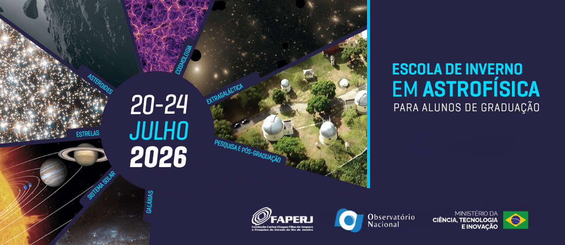 Banner da Escola de Inverno em Astrofísica 2025