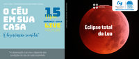 ‘O Céu em Sua Casa’: Observatório Nacional transmite ao vivo eclipse total da lua