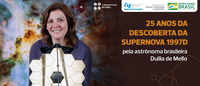 25 anos da descoberta da Supernova 1997D pela astrônoma brasileira Duilia de Mello