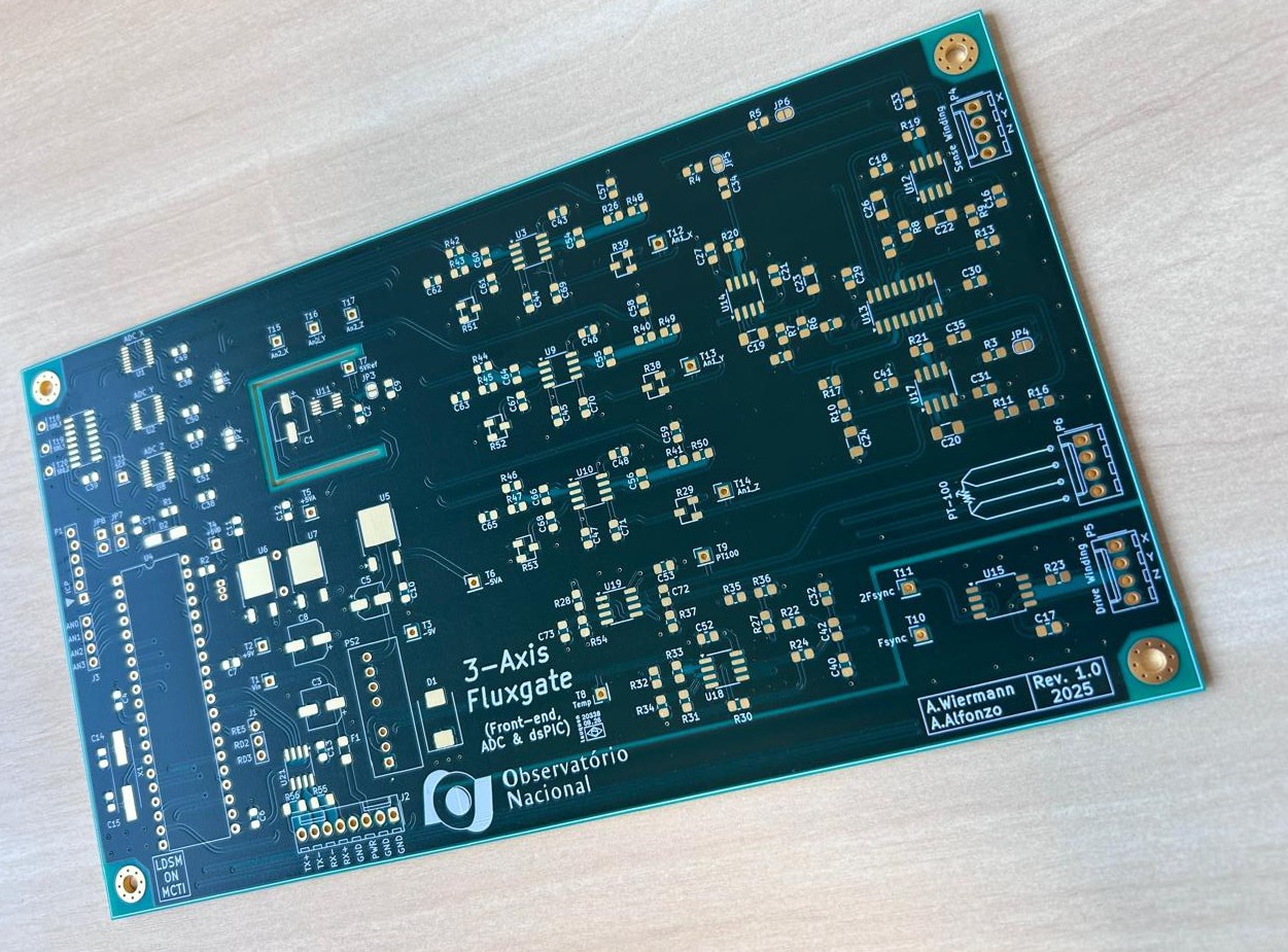 Placa 3-Axis Fluxgate