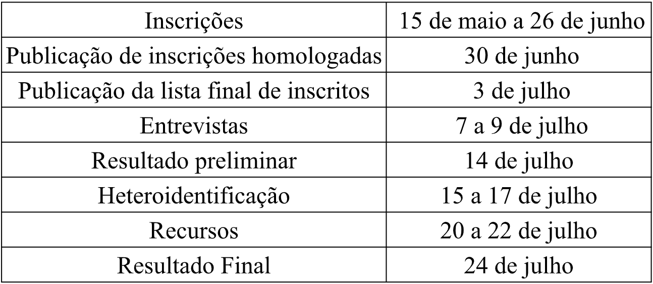Calendário