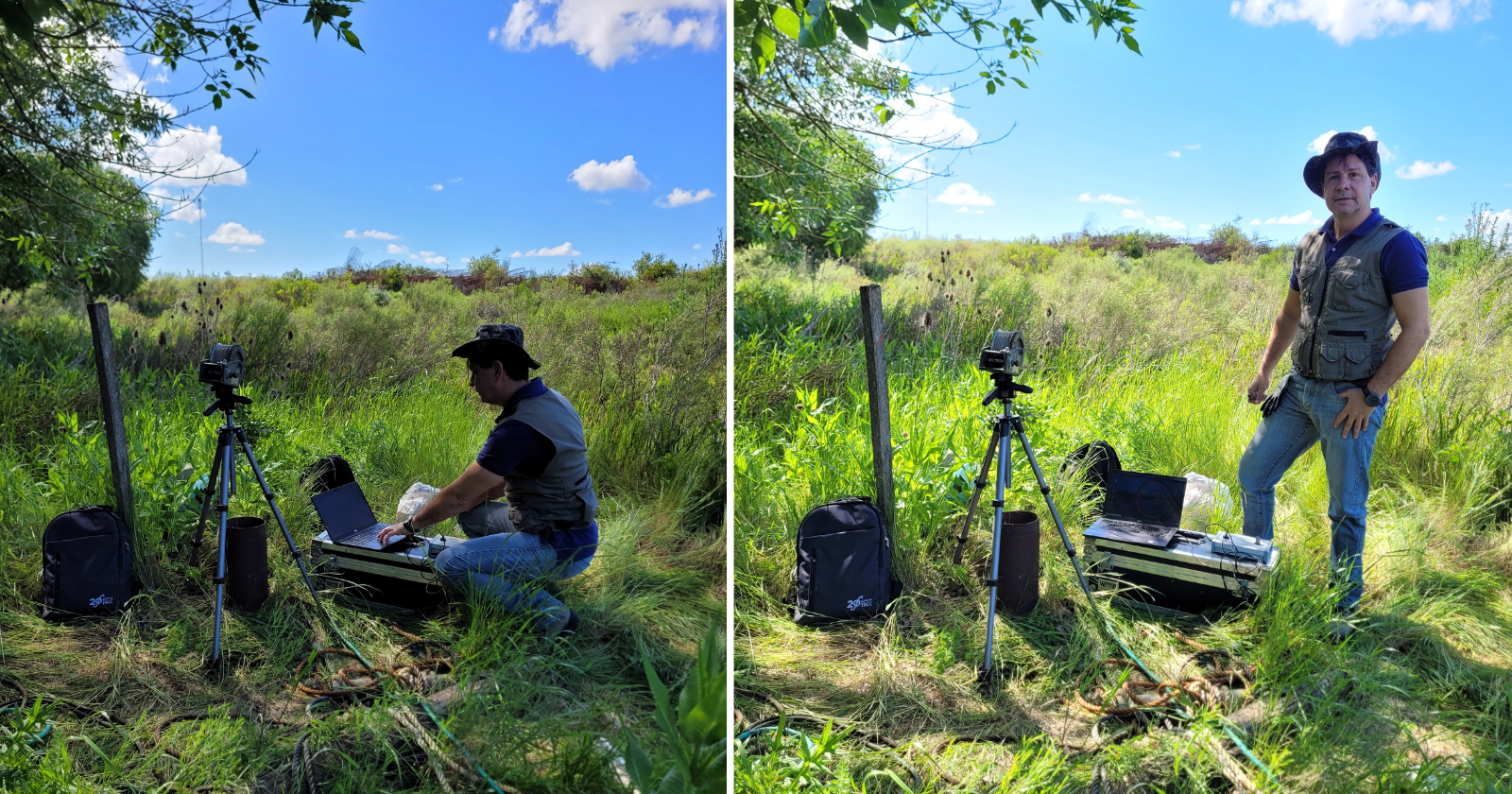 Dr. Fábio P. Vieira em campanha de campo