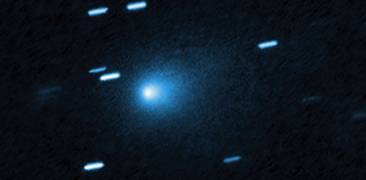 Imagem: NASA, ESA, David Jewitt (UCLA); Processamento de imagem: Joseph DePasquale (STScI)