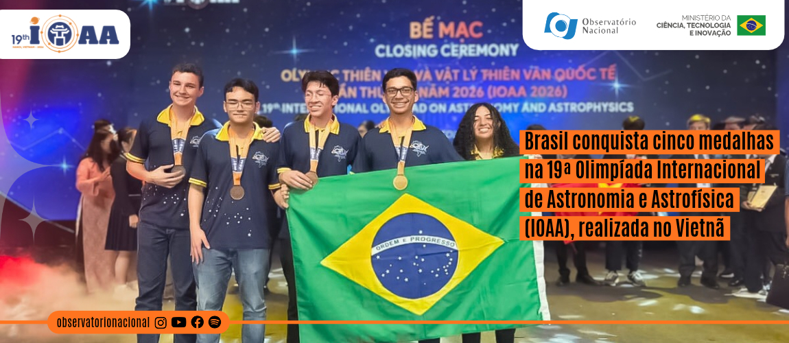 Os cinco estudantes brasileiros que participaram da edição obtiveram um dos melhores resultados do Brasil na história da IOAA