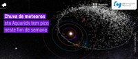 Chuva de meteoros eta Aquarids tem pico neste fim de semana