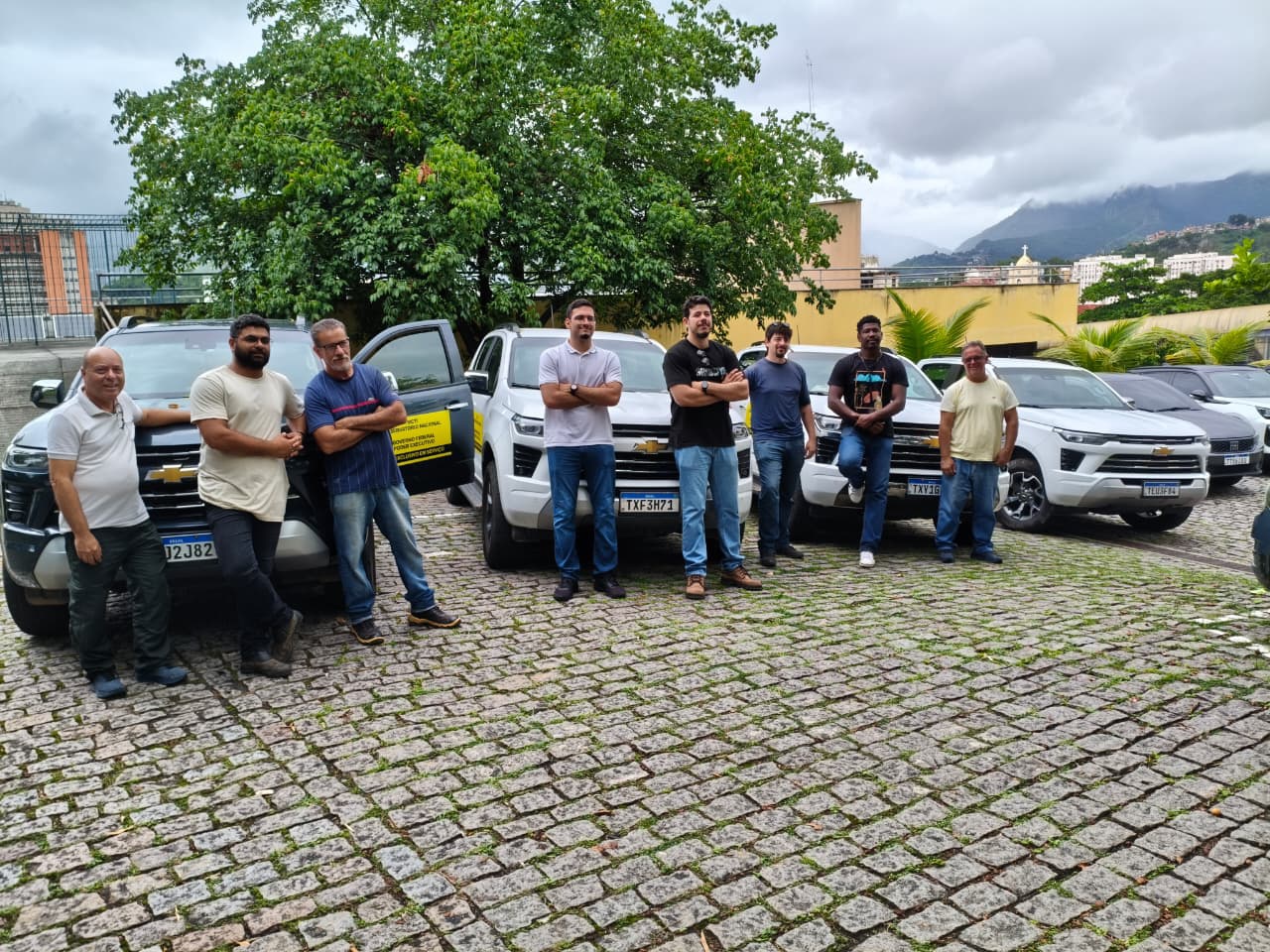 Equipe da geofísica que foi para campo