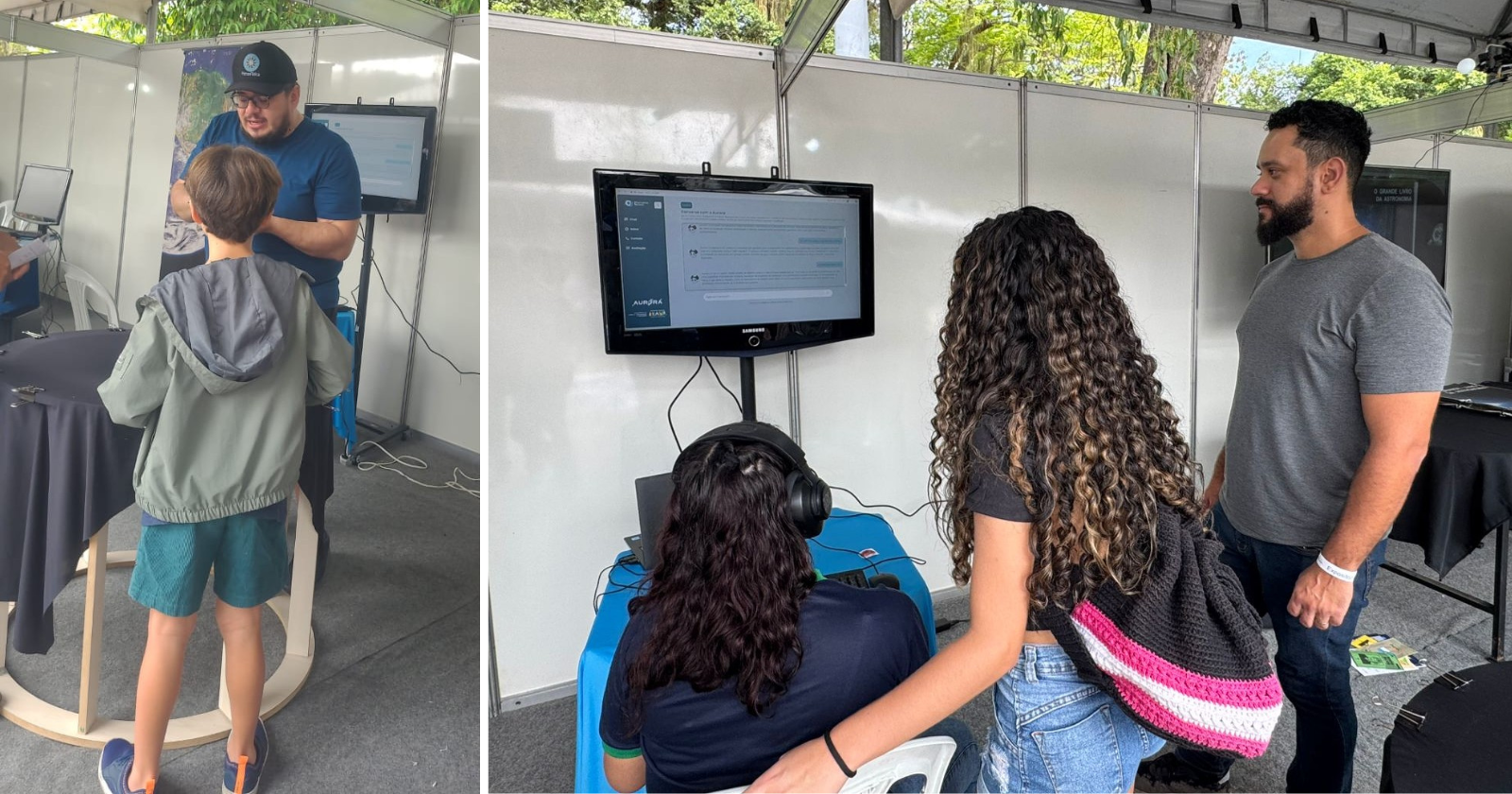 Experimento da Curvatura espaço-tempo e ia Aurora