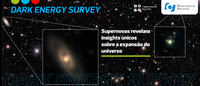 Dark Energy Survey: Supernovas revelam insights únicos sobre a expansão do universo