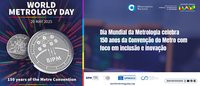Dia Mundial da Metrologia celebra 150 anos da Convenção do Metro com foco em inclusão e inovação