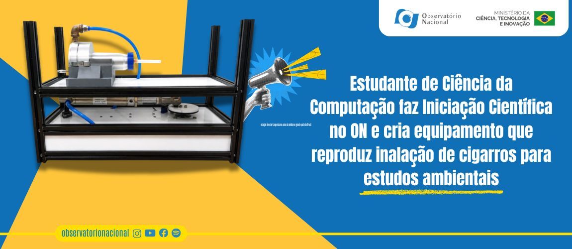 Beatriz Trajano dos Santos Cardoso, graduanda em Ciência da Computação na Universidade Veiga de Almeida, é orientada pelo Dr. José Alejandro Moreno Alfonzo, tecnologista do ON