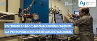 Estudantes do 7º ano exploram o mundo da Petrofísica no Observatório Nacional