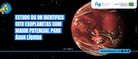 Estudo do ON identifica oito exoplanetas com maior potencial para água líquida