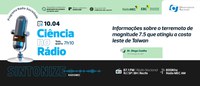Informações sobre o terremoto de magnitude 7.5 que atingiu a costa leste de Taiwan