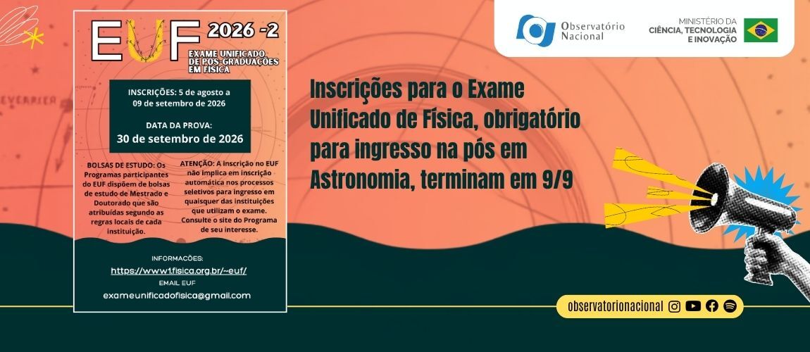 A prova ocorrerá no dia 30 de setembro de 2026