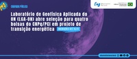 Laboratório de Geofísica Aplicada do ON abre seleção para quatro bolsas do CNPq/PCI em projeto de transição energética