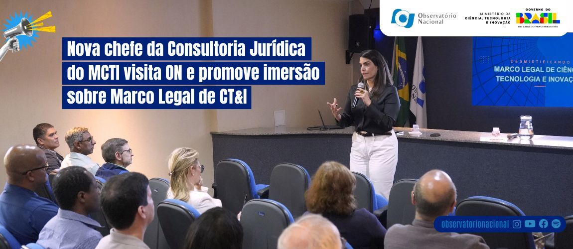 Dra. Diana Guimarães Azin ministra palestra para servidores e colaboradores do Observatório Nacional