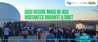 OASI recebe mais de 400 visitantes durante a Semana Nacional de Ciência e Tecnologia
