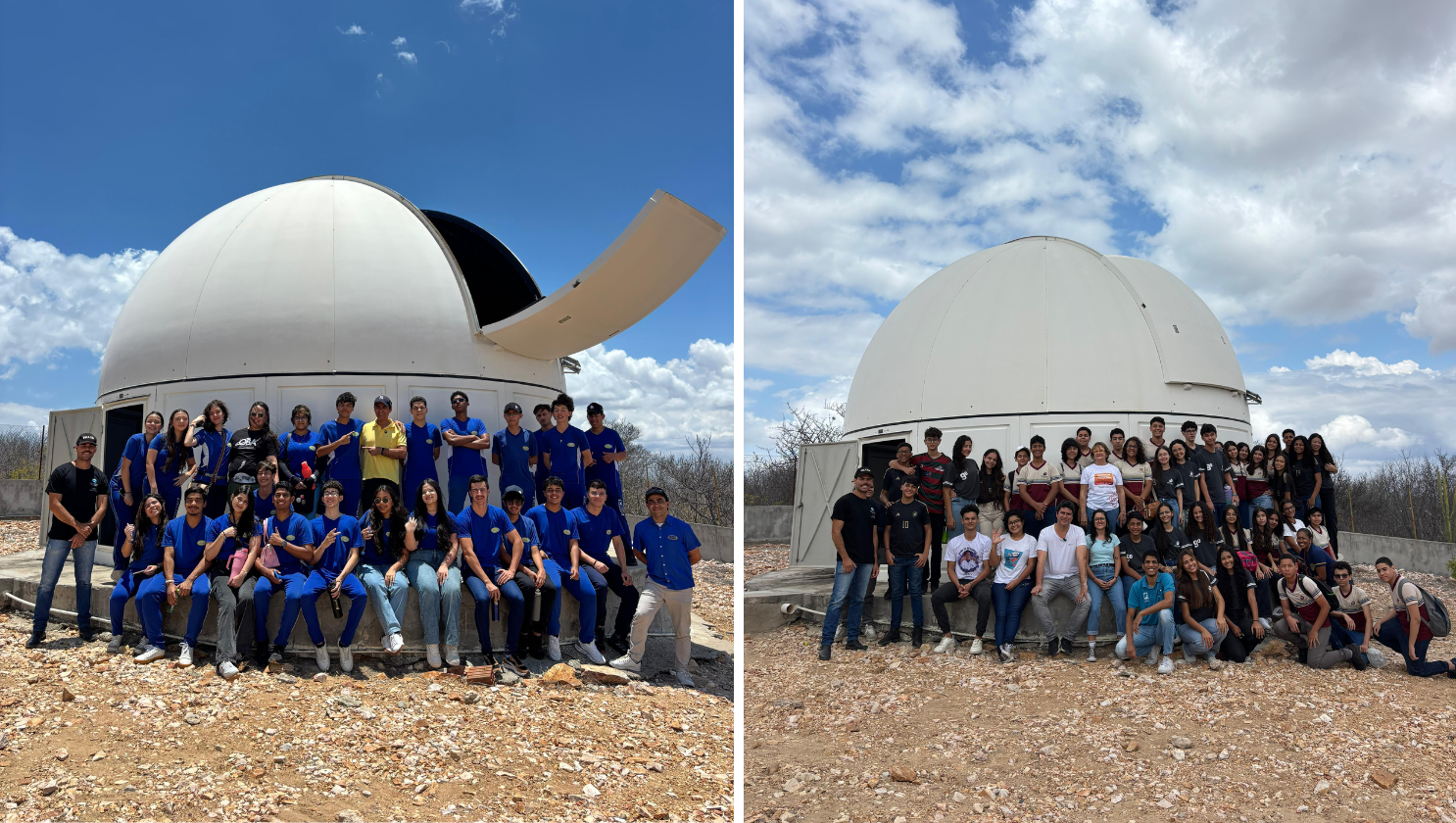 Estudantes visitam o OASI