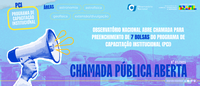 Observatório Nacional abre chamada para preenchimento de 7 bolsas do Programa de Capacitação Institucional (PCI)