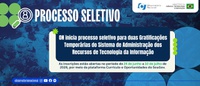 ON abre processo seletivo para duas Gratificações Temporárias do Sistema de Administração dos Recursos de Tecnologia da Informação