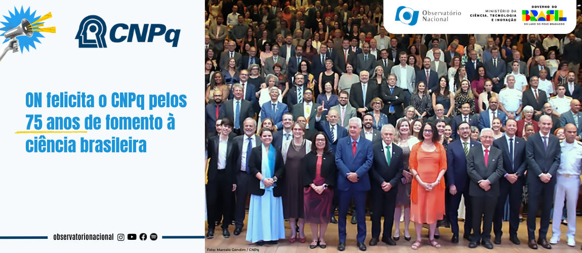 Diretor Dr. Jailson Souza de Alcaniz e pesquisadora Dra. Clarissa Siqueira, ambos do ON, contam a importância do CNPq para a formação acadêmica deles