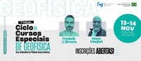 Observatório Nacional prorroga inscrições da primeira edição do Ciclo de Cursos Especiais de Geofísica