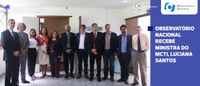 Observatório Nacional recebe ministra do MCTI, Luciana Santos