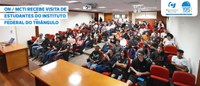 ON recebe visita de estudantes do Instituto Federal do Triângulo Mineiro
