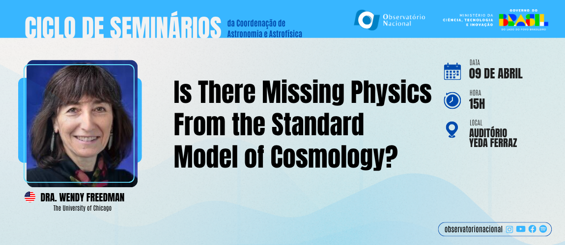 Seminário será ministrado em 9/4 pela Dra. Wendy Freedman, da University of Chicago