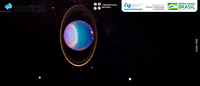 Pesquisadores do ON fornecem posições precisas dos 5 maiores satélites de Urano