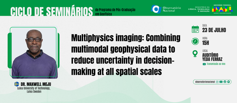 Seminario da pós-graduação em geofísica