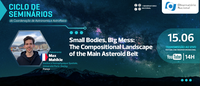 Seminário da Astronomia do ON fala sobre Cinturão de Asteroides Principal