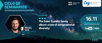 Seminário da Astronomia do ON fala sobre pequenos corpos dentro do Sistema Solar
