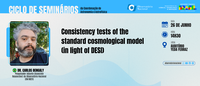 Seminário da Astronomia do ON fala sobre testes de consistência do modelo cosmológico padrão