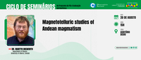 Seminário da Geofísica fala sobre estudos magnetotelúricos do magmatismo andino