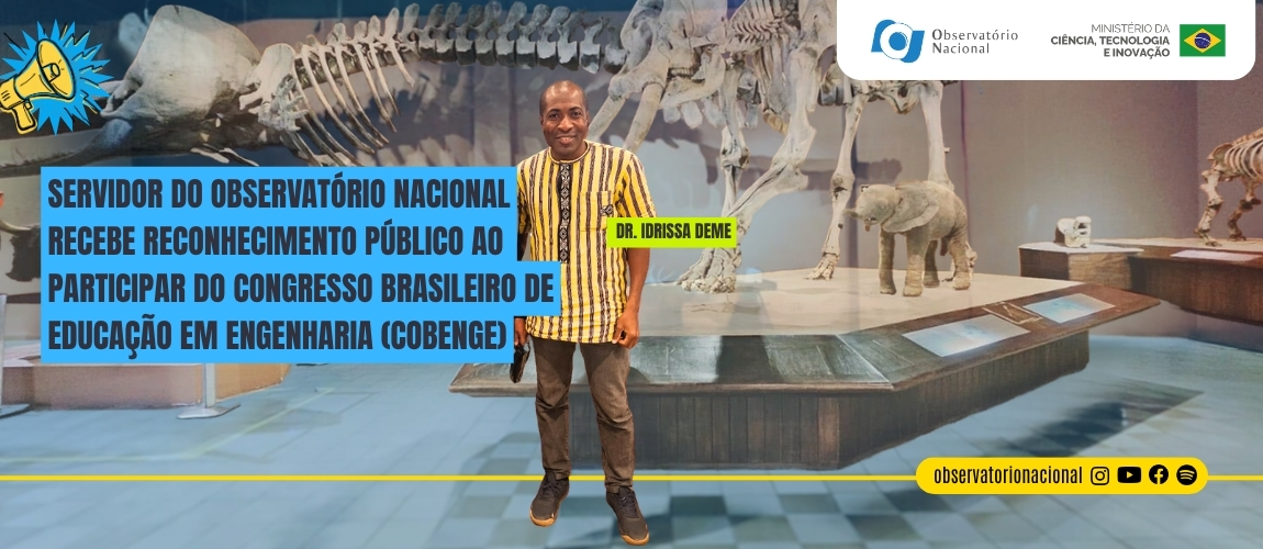Participação do Dr. Idrissa Deme no evento reforça a integração entre metrologia, física e ensino de engenharia