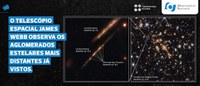 Telescópio Espacial James Webb observa os aglomerados estelares mais distantes já vistos