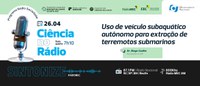 Uso de veículo subaquático autônomo para extração de terremotos submarinos