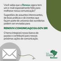 Rede Nacional de Ouvidorias inaugura novo canal de comunicação com os membros da rede