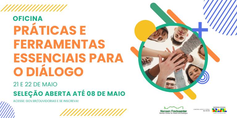 CGU abre inscrições para oficina presencial sobre práticas e ferramentas para o diálogo