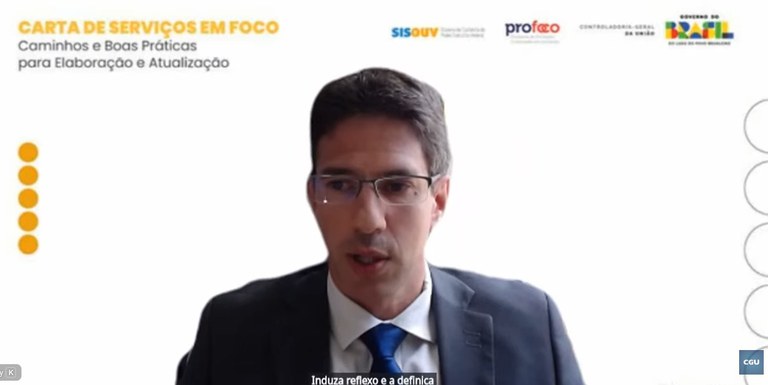 Diretor de Proteção e Defesa do Usuário de Serviço Público da CGU, Leonardo Alamy Martins